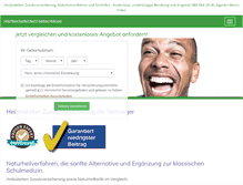 Tablet Screenshot of heilpraktikerzusatz-versicherung.de